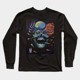 Day of the Dead Skull Long Sleeve T-Shirt